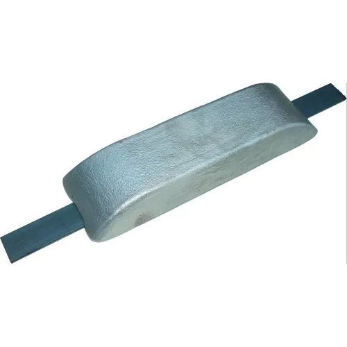 Zinc sacrificial anodes ASTM B-418 for marine cathodic protection India